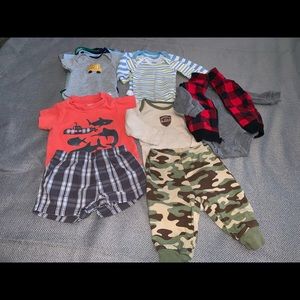 5 incomplete sets / 12 items 0-3m 3m Baby Boy
